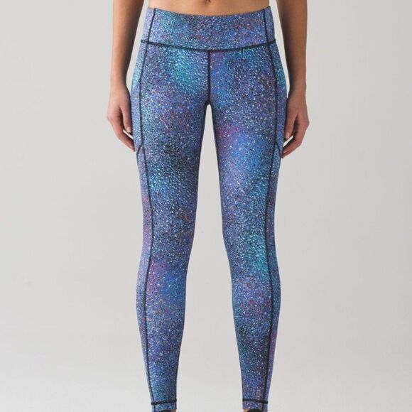 Lululemon Speed Tight V Strive Multi Black, size 6 - Picture 1 of 9